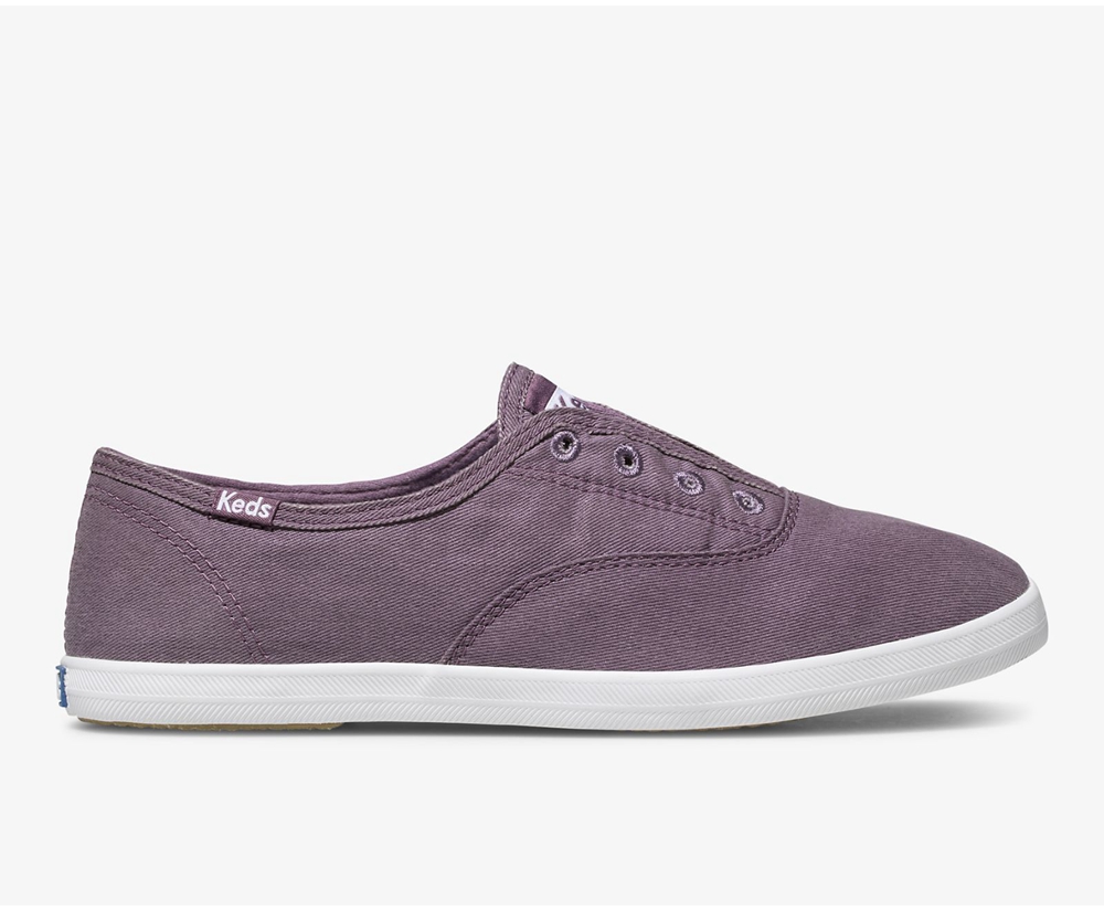 Keds Slip Ons Damen Lila - Chillax Washable - FBR-941805